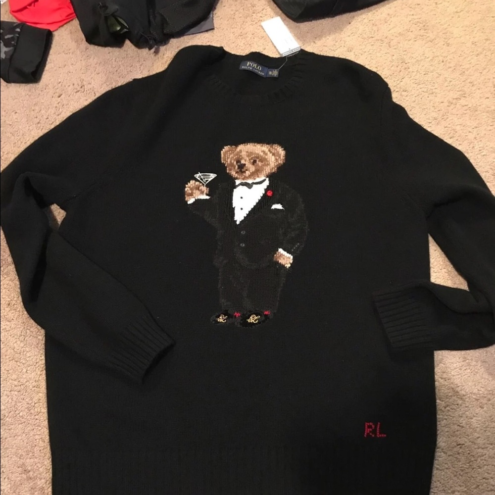 Cashmere teddy bear sweater